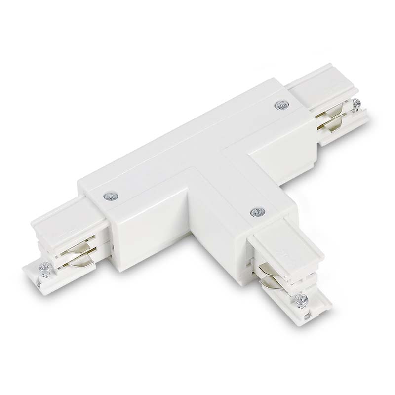 CONECTOR T-IZ-2 IZQUIERDA-2 BLANCO CARRIL TRACK